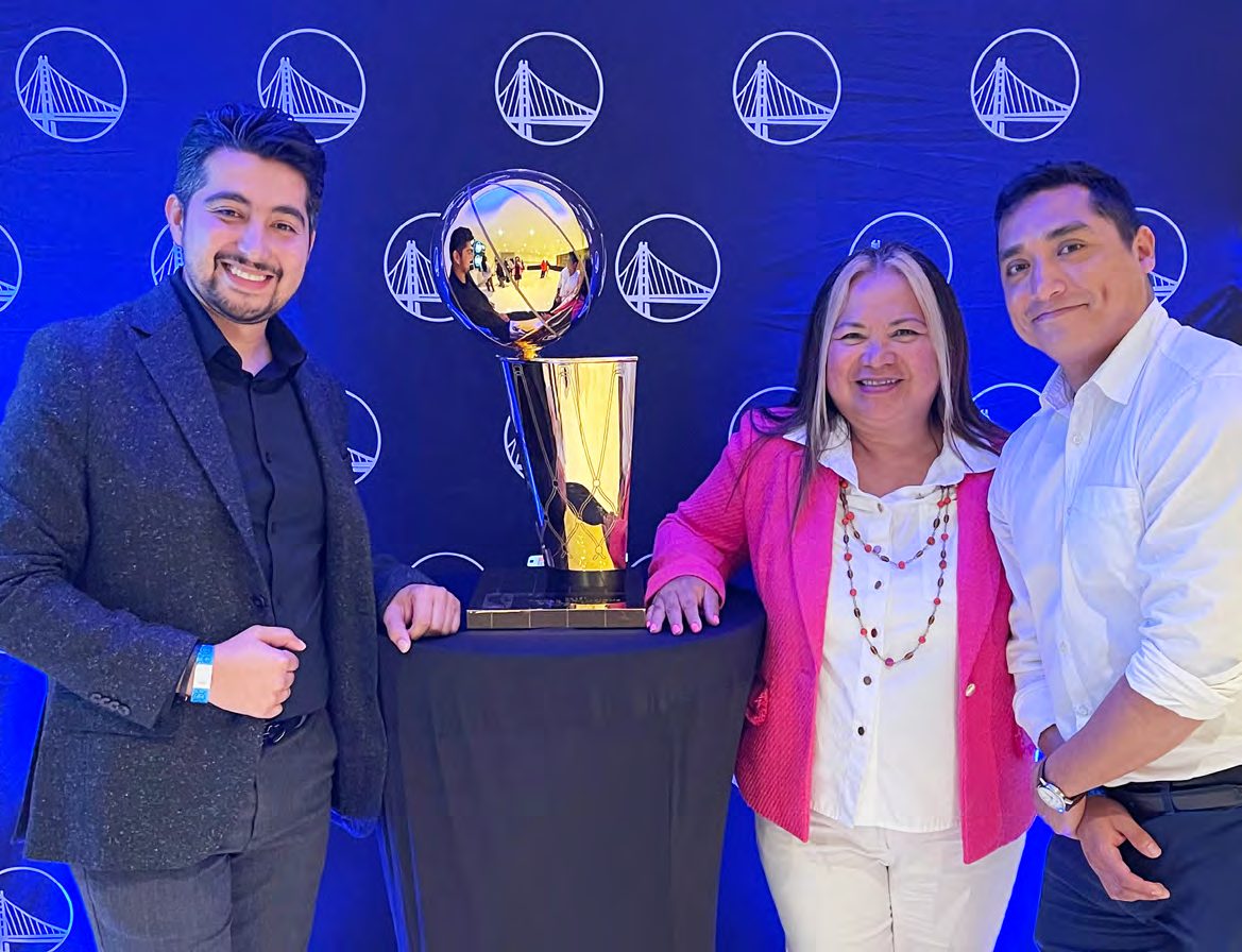 Amir Merikhi at Clark Construction's Business Development graduation